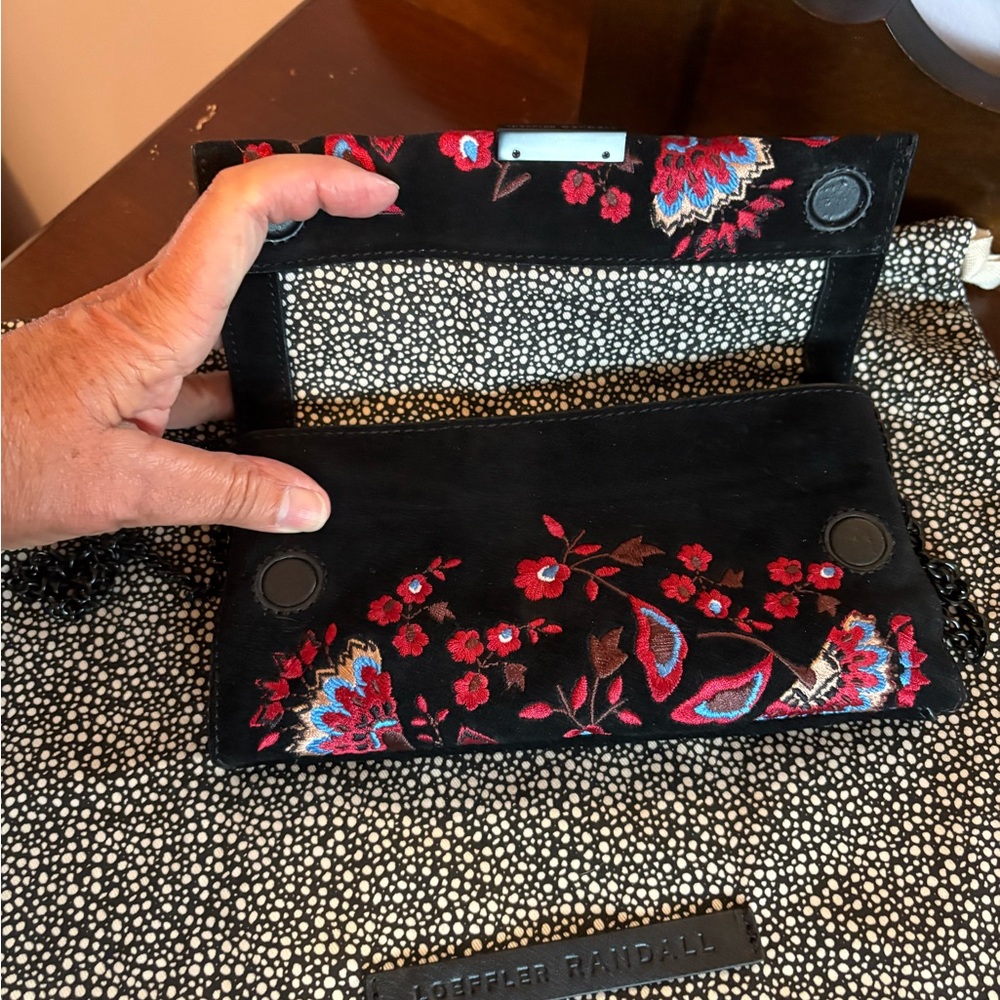 Loeffler Randall Multicolor Floral Clutch